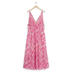 NWT! & Other Stories Sleeveless Empire Waist Cotton Blend Sundress Size Small